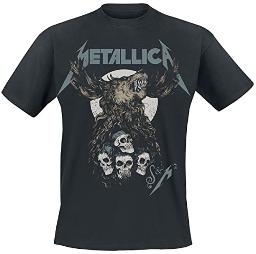 Metallica S&M2 - Skull Hombre Camiseta Negro M 100% algodón Regular